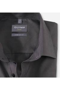 OLYMP Luxor Comfort Fit Hemd anthrazit, Einfarbig