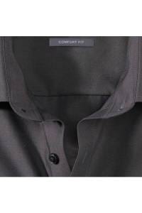 OLYMP Luxor Comfort Fit Hemd anthrazit, Einfarbig
