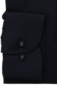 OLYMP Level Five Body Fit Hemd nachtblau, Faux-uni