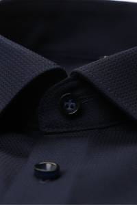 OLYMP No. Six Super Slim Hemd nachtblau, Faux-uni