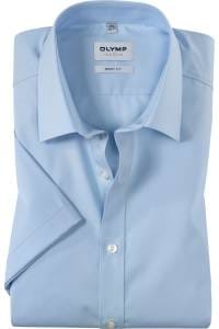 OLYMP Level Five Body Fit Hemd hellblau, Einfarbig