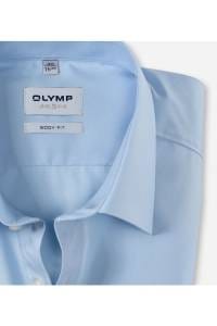 OLYMP Level Five Body Fit Hemd hellblau, Einfarbig