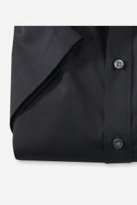 OLYMP Level Five Body Fit Hemd schwarz, Einfarbig