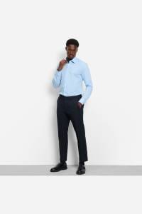 OLYMP Level Five Body Fit Hemd hellblau, Einfarbig
