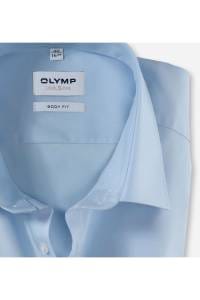 OLYMP Level Five Body Fit Hemd hellblau, Einfarbig