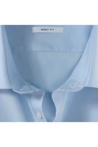 OLYMP Level Five Body Fit Hemd hellblau, Einfarbig
