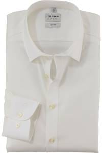 OLYMP Level Five Body Fit Hemd hellbeige, Einfarbig