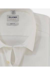 OLYMP Level Five Body Fit Hemd hellbeige, Einfarbig