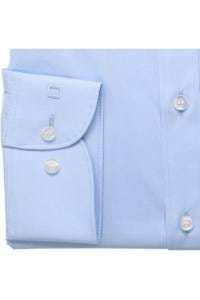 OLYMP Level Five Body Fit Hemd blau, Einfarbig