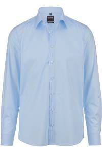 OLYMP Level Five Body Fit Hemd blau, Einfarbig