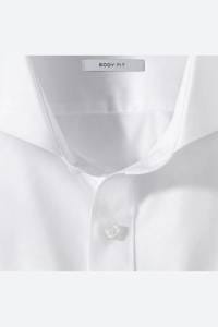 OLYMP Level Five Body Fit Hemd weiss, Einfarbig