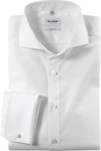OLYMP Level Five Body Fit Hemd hellbeige, Einfarbig