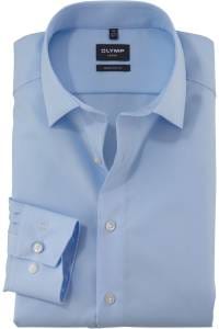 OLYMP Luxor Modern Fit Hemd blau, Einfarbig