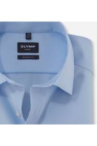 OLYMP Luxor Modern Fit Hemd blau, Einfarbig