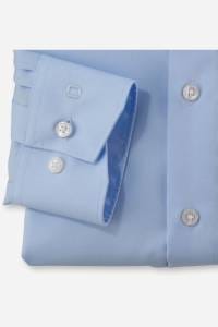 OLYMP Luxor Modern Fit Hemd blau, Einfarbig