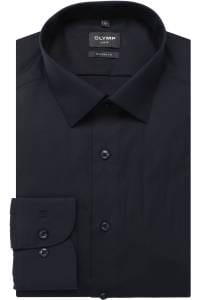 OLYMP Luxor Modern Fit Hemd marine, Einfarbig