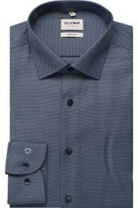 OLYMP Level Five Body Fit Hemd blau, Faux-uni