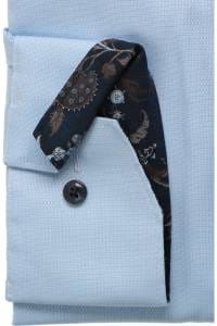 OLYMP Luxor Modern Fit Hemd bleu, Faux-uni