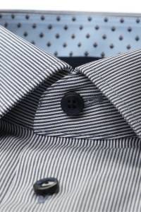 OLYMP Luxor Modern Fit Hemd marine, Gestreift