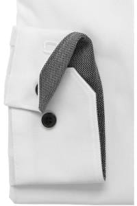 OLYMP No. Six Super Slim Hemd weiss, Einfarbig