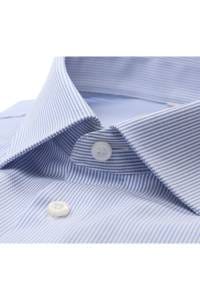 OLYMP Level Five Body Fit Hemd bleu, Gestreift