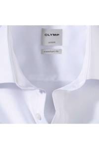 OLYMP Luxor Comfort Fit Hemd weiss, Einfarbig