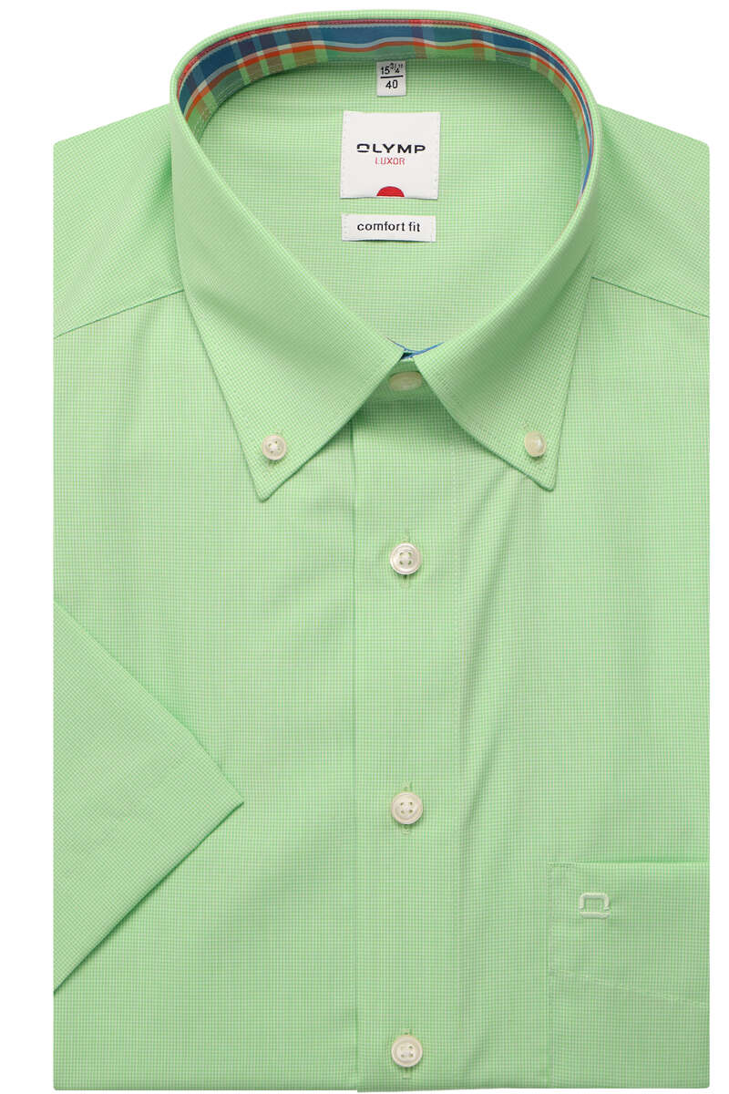 OLYMP Luxor Comfort Fit Hemd limone, Einfarbig