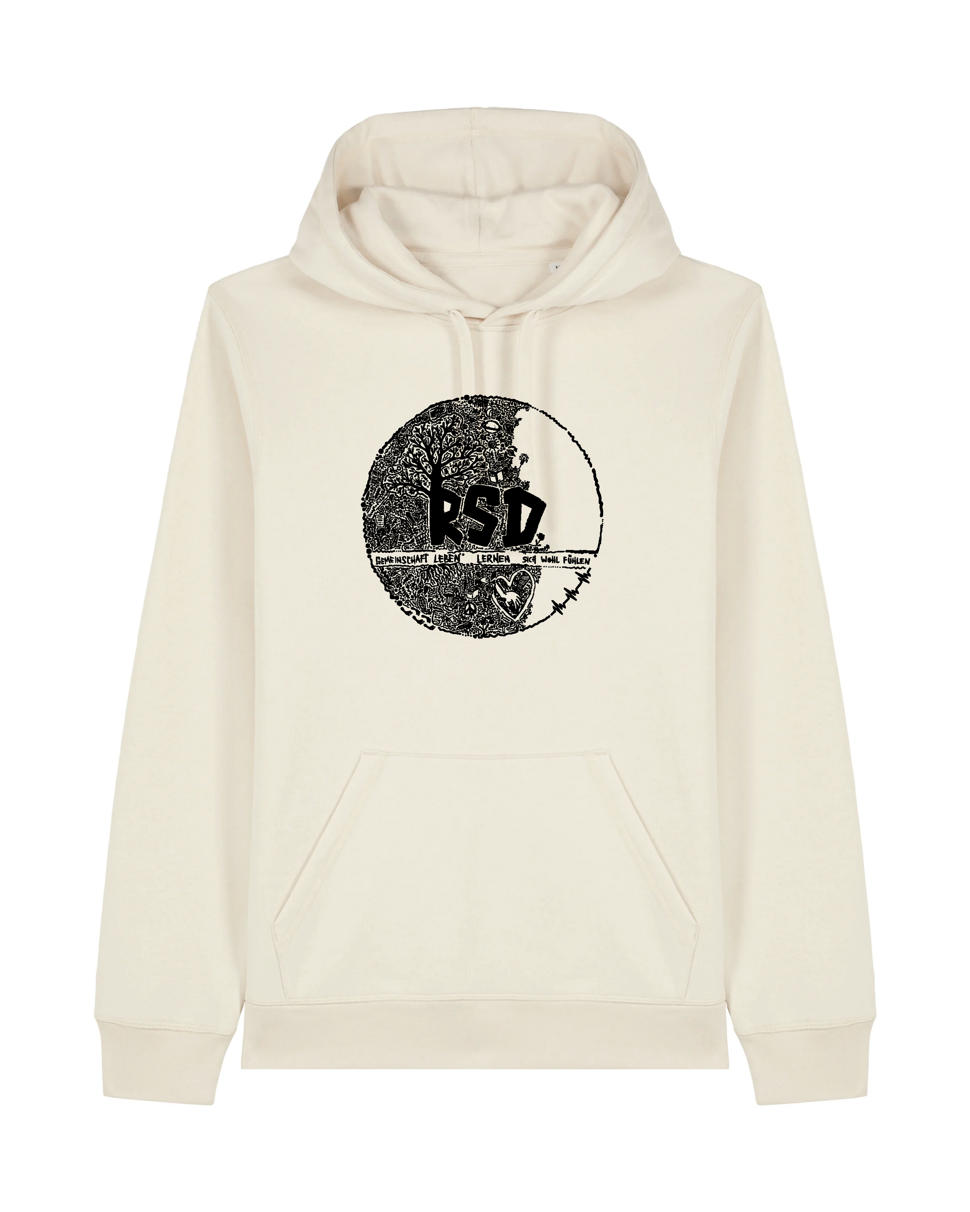 RSD UNISEX HOODIE NATURAL RAW