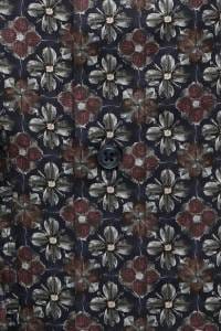 OLYMP Luxor Comfort Fit Hemd marine, Bedruckt