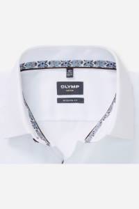 OLYMP Luxor Modern Fit Hemd weiss, Faux-uni