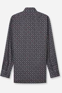 OLYMP Luxor Modern Fit Hemd marine, Bedruckt
