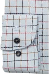 OLYMP Luxor Modern Fit Hemd blau, Kariert