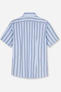 OLYMP Luxor Modern Fit Hemd blau, Gestreift