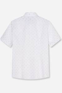OLYMP Luxor Modern Fit Hemd weiss, Bedruckt