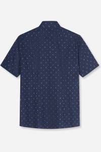OLYMP Luxor Modern Fit Hemd marine, Bedruckt