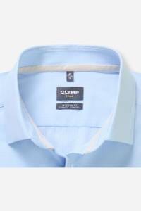 OLYMP Luxor Performance Climate Control Modern Fit Hemd blau, Einfarbig