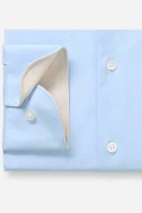 OLYMP Luxor Performance Climate Control Modern Fit Hemd blau, Einfarbig