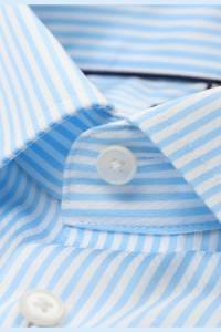 OLYMP Luxor Modern Fit Hemd bleu, Gestreift