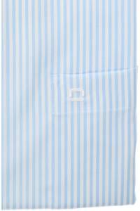 OLYMP Luxor Modern Fit Hemd bleu, Gestreift