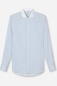 OLYMP Level Five Body Fit Hemd hellblau, Gestreift