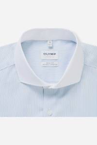 OLYMP Level Five Body Fit Hemd hellblau, Gestreift