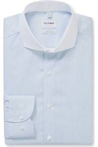 OLYMP Level Five Body Fit Hemd hellblau, Gestreift