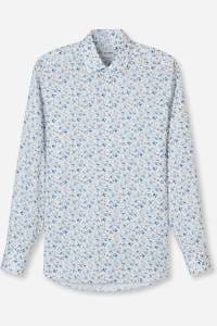 OLYMP Level Five Body Fit Hemd weiss, Blumen