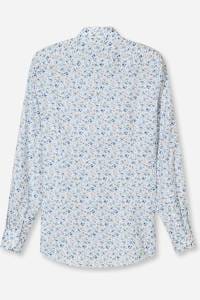 OLYMP Level Five Body Fit Hemd weiss, Blumen