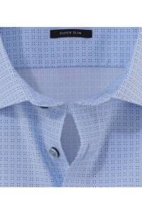 OLYMP No. Six Super Slim Hemd bleu, Bedruckt