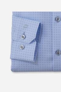 OLYMP No. Six Super Slim Hemd bleu, Bedruckt