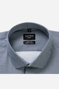 OLYMP No. Six Performance Climate Control Super Slim Hemd bleu, Bedruckt