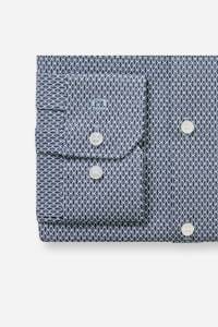 OLYMP No. Six Performance Climate Control Super Slim Hemd bleu, Bedruckt