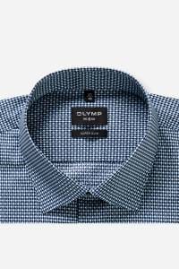 OLYMP No. Six Super Slim Hemd bleu, Bedruckt