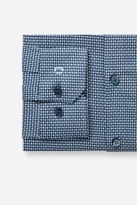 OLYMP No. Six Super Slim Hemd bleu, Bedruckt